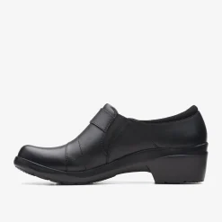 Angie Pearl Black Leather