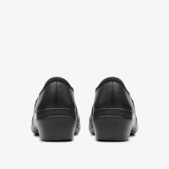 Angie Pearl Black Leather