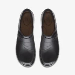 Angie Pearl Black Leather