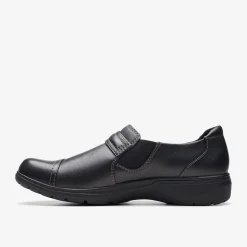 Carleigh Pearl Black Leather