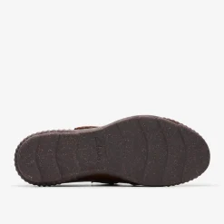 Caroline May Dark Tan Leather