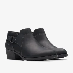 Charlten Grace Black Oily Leather