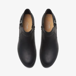 Charlten Grace Black Oily Leather