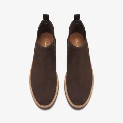 Clarkdale Easy Dark Brown Suede