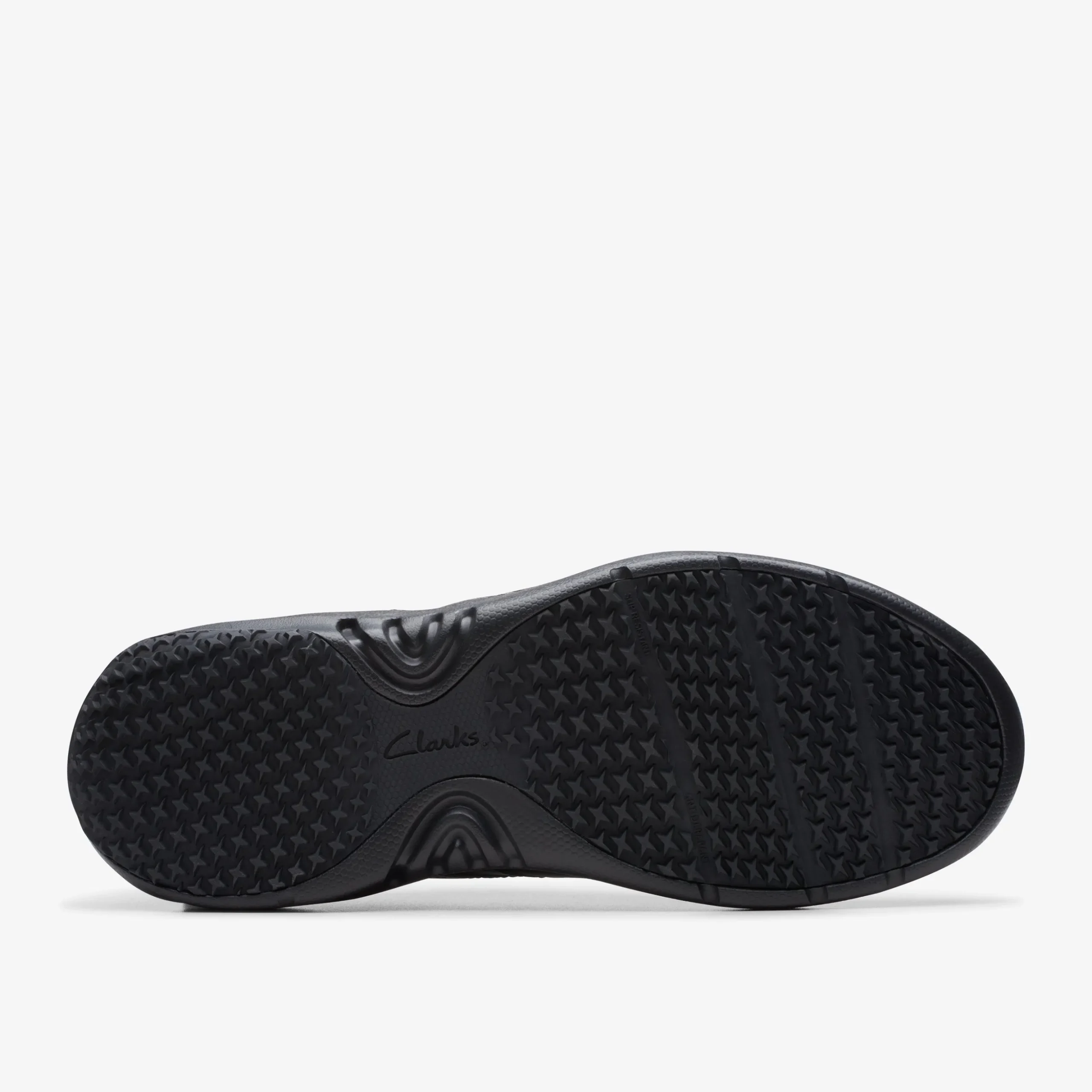 Clarks Pro Lace Black Leather