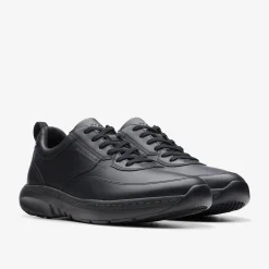 Clarks Pro Lace Black Leather