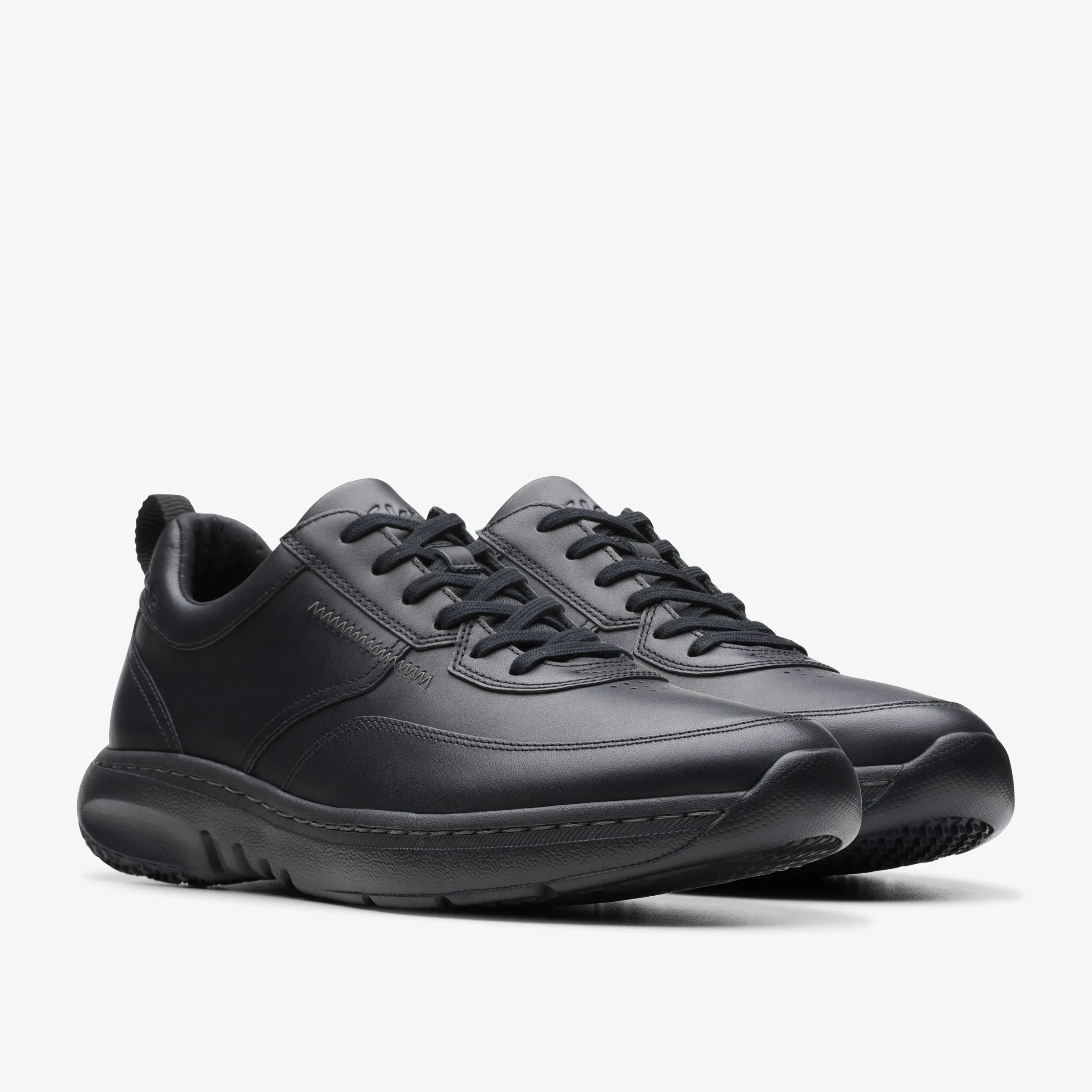 Clarks Pro Lace Black Leather