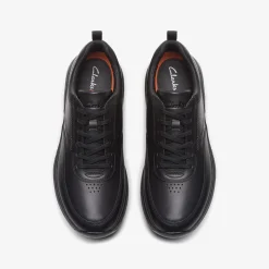 Clarks Pro Lace Black Leather