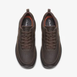 Clarks Pro Lace Dark Brown Tumbled