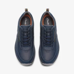 Clarks Pro Lace Navy Leather