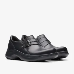 Clarks Pro Sky Black Leather
