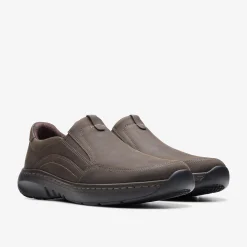 Clarks Pro Step Dark Brown Tumbled
