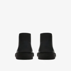 Desert Boot Older Black Leather