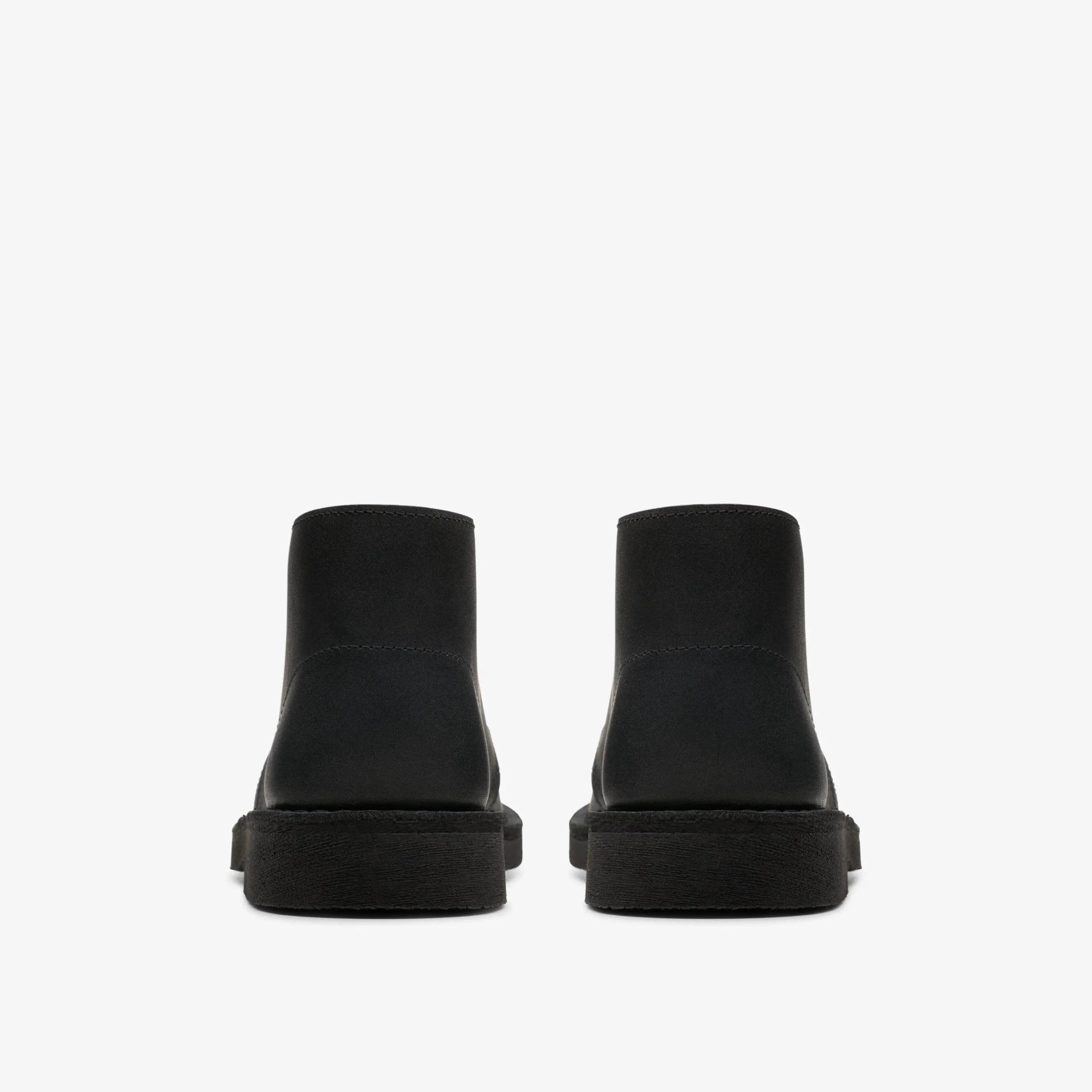 Desert Boot Older Black Leather