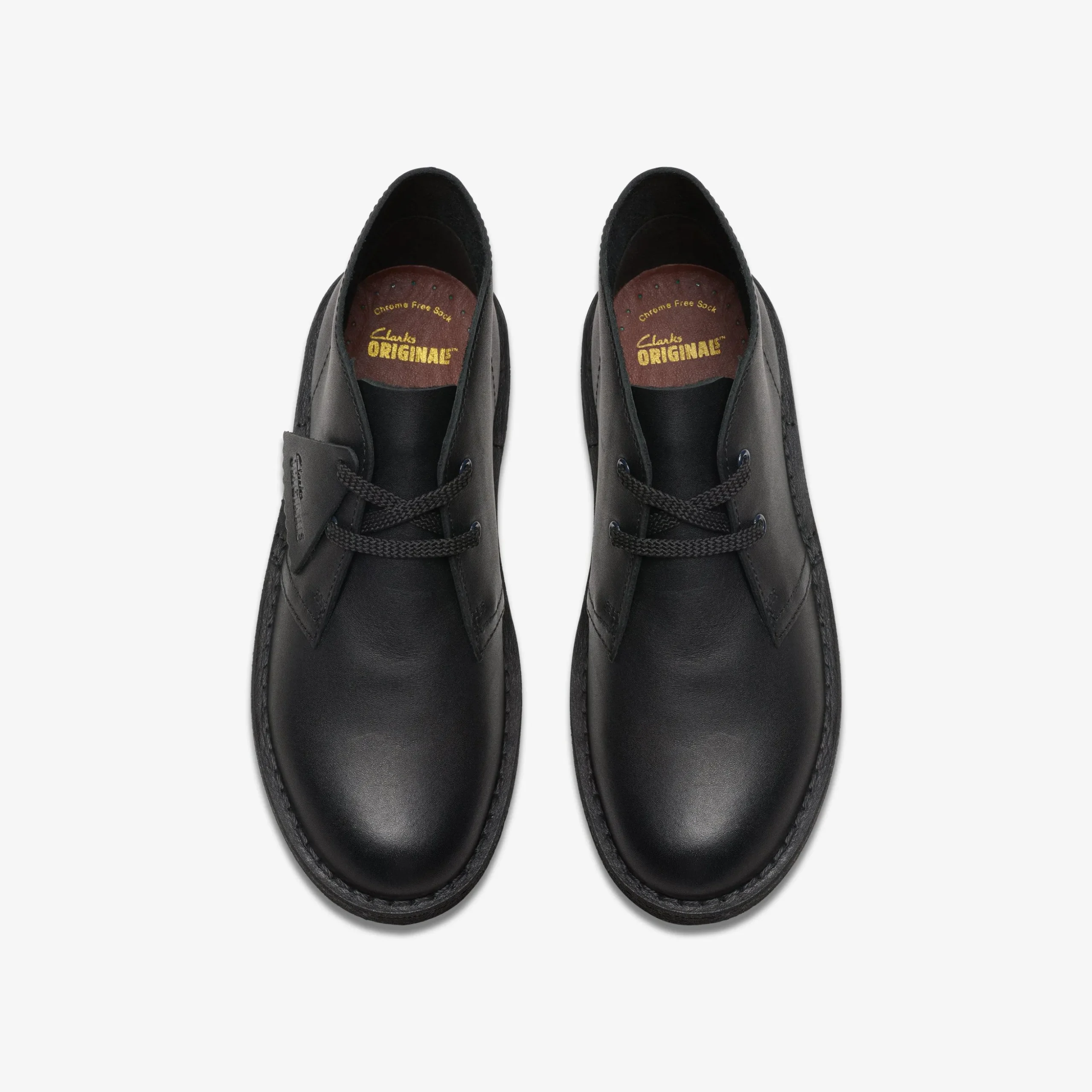 Desert Boot Older Black Leather