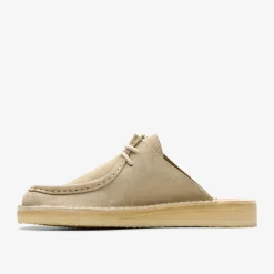 Desert Nomad Mule Pale Grey Suede