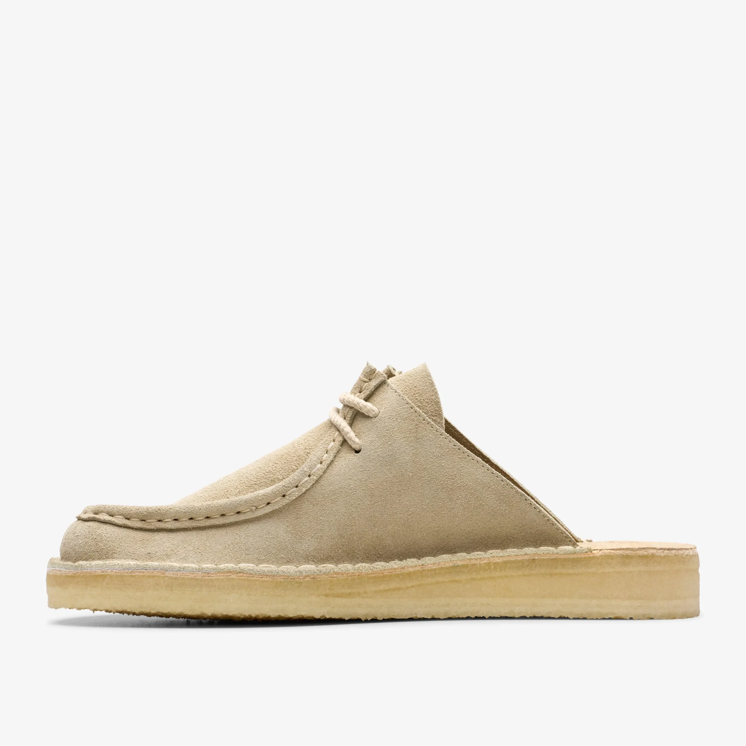 Desert Nomad Mule Pale Grey Suede