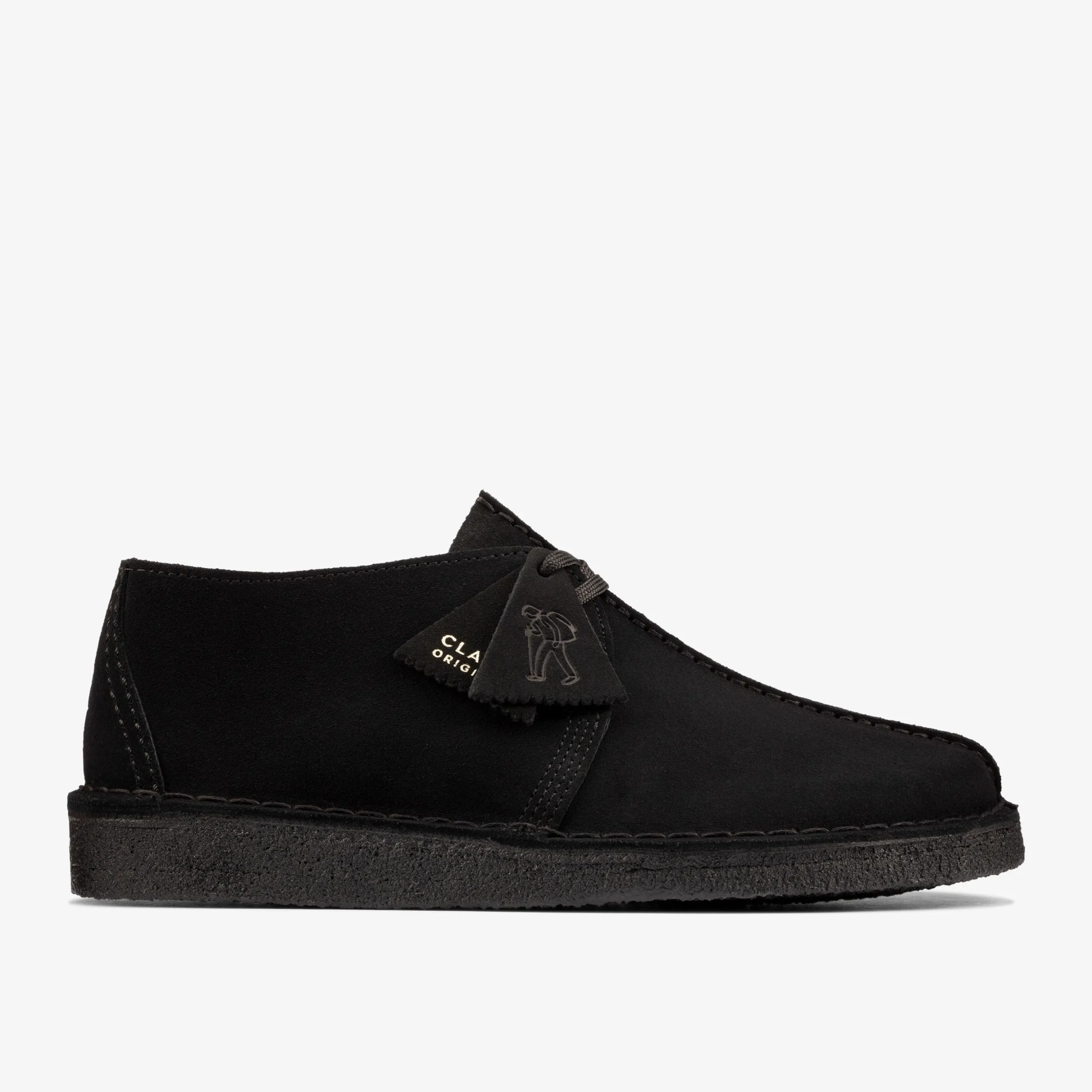 Desert Trek Black Suede