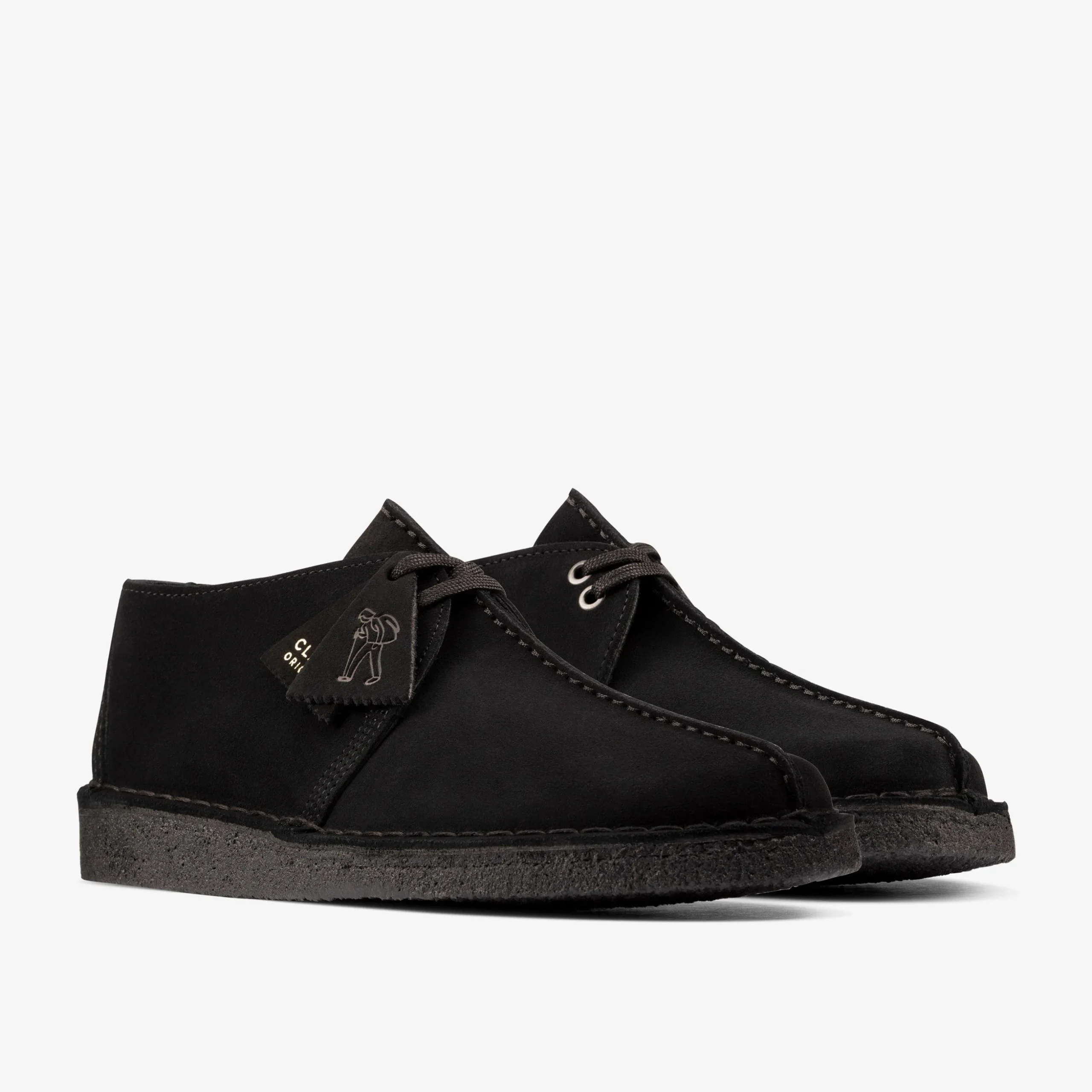 Desert Trek Black Suede