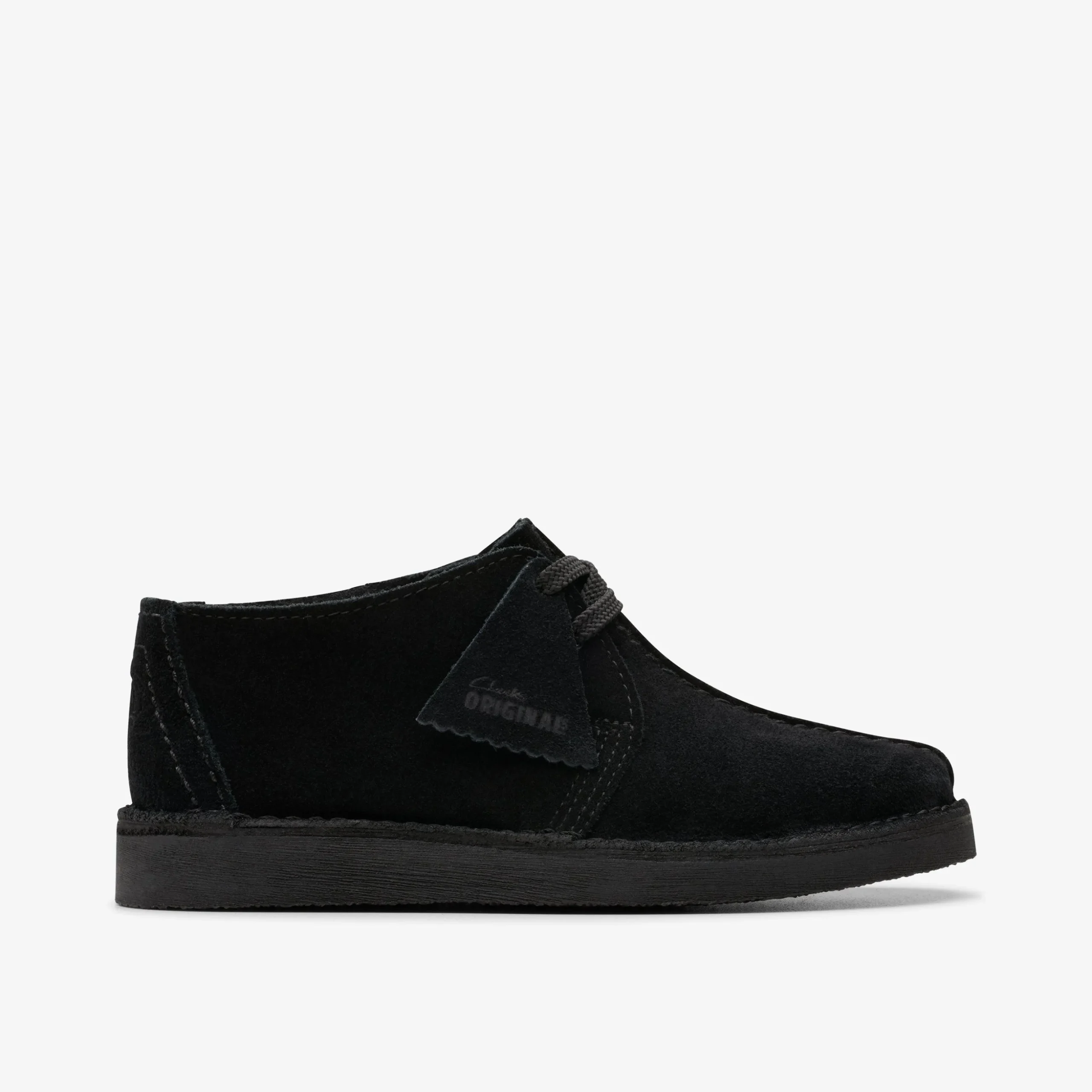 Desert Trek Older Black Suede