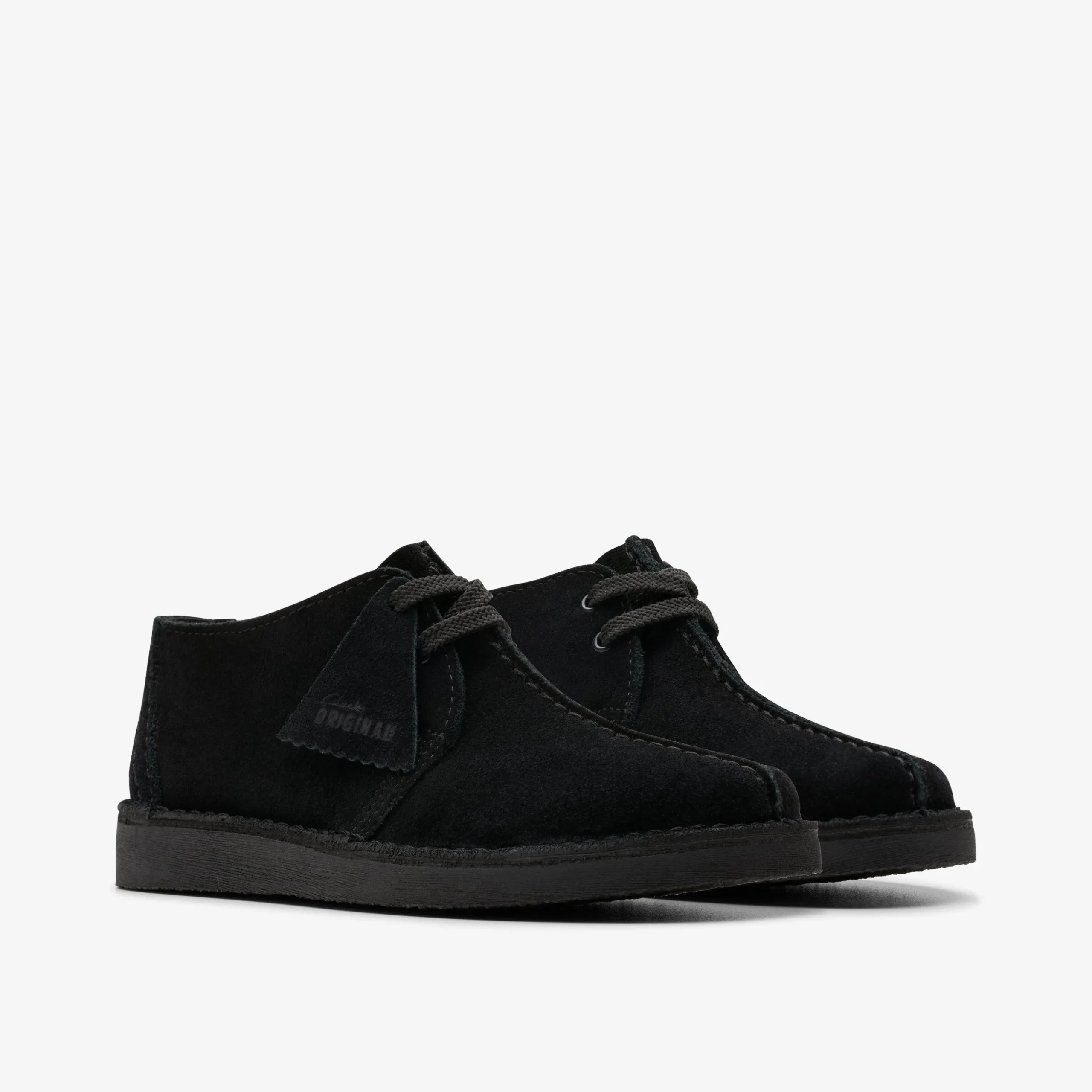 Desert Trek Older Black Suede