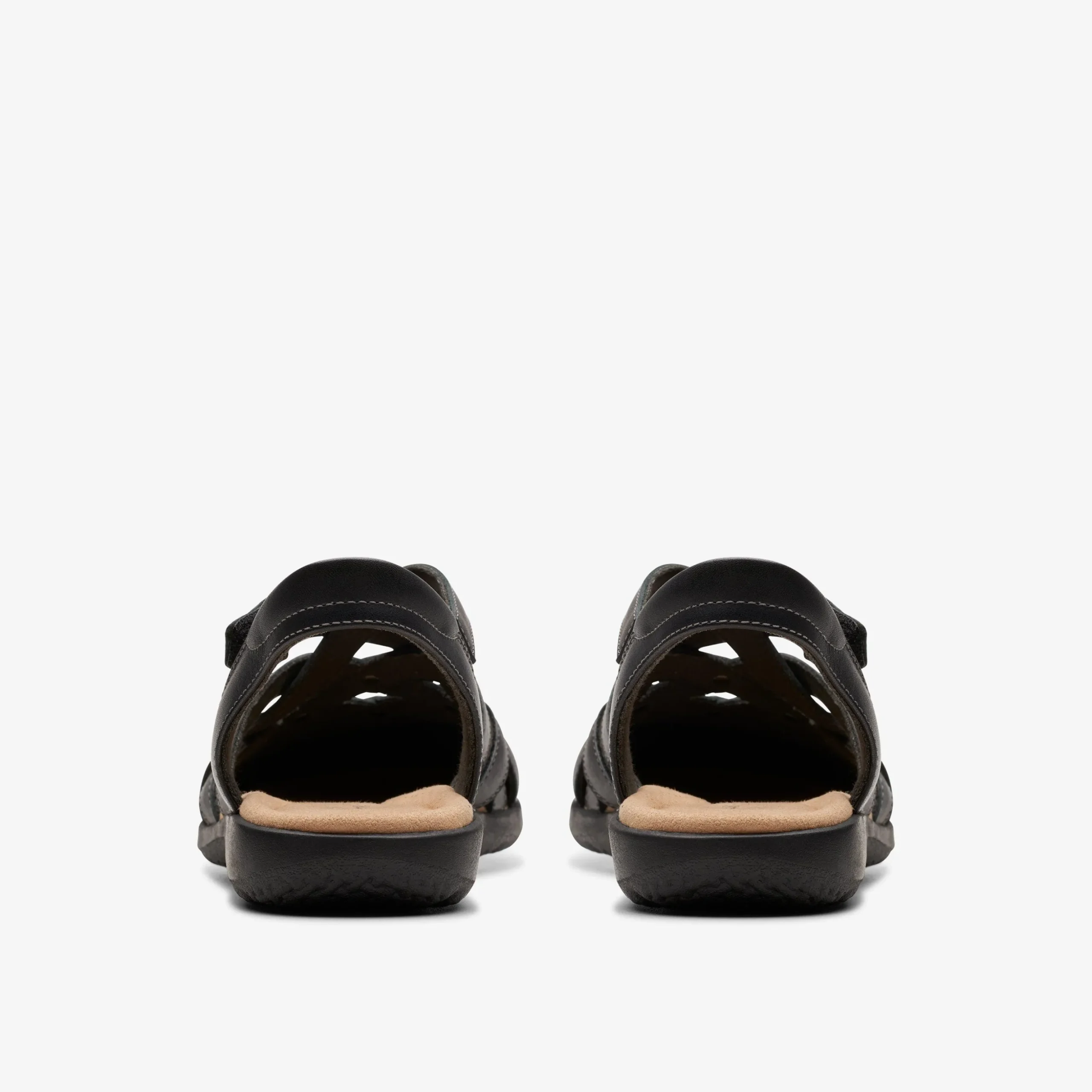Elizabelle Sea Black Leather