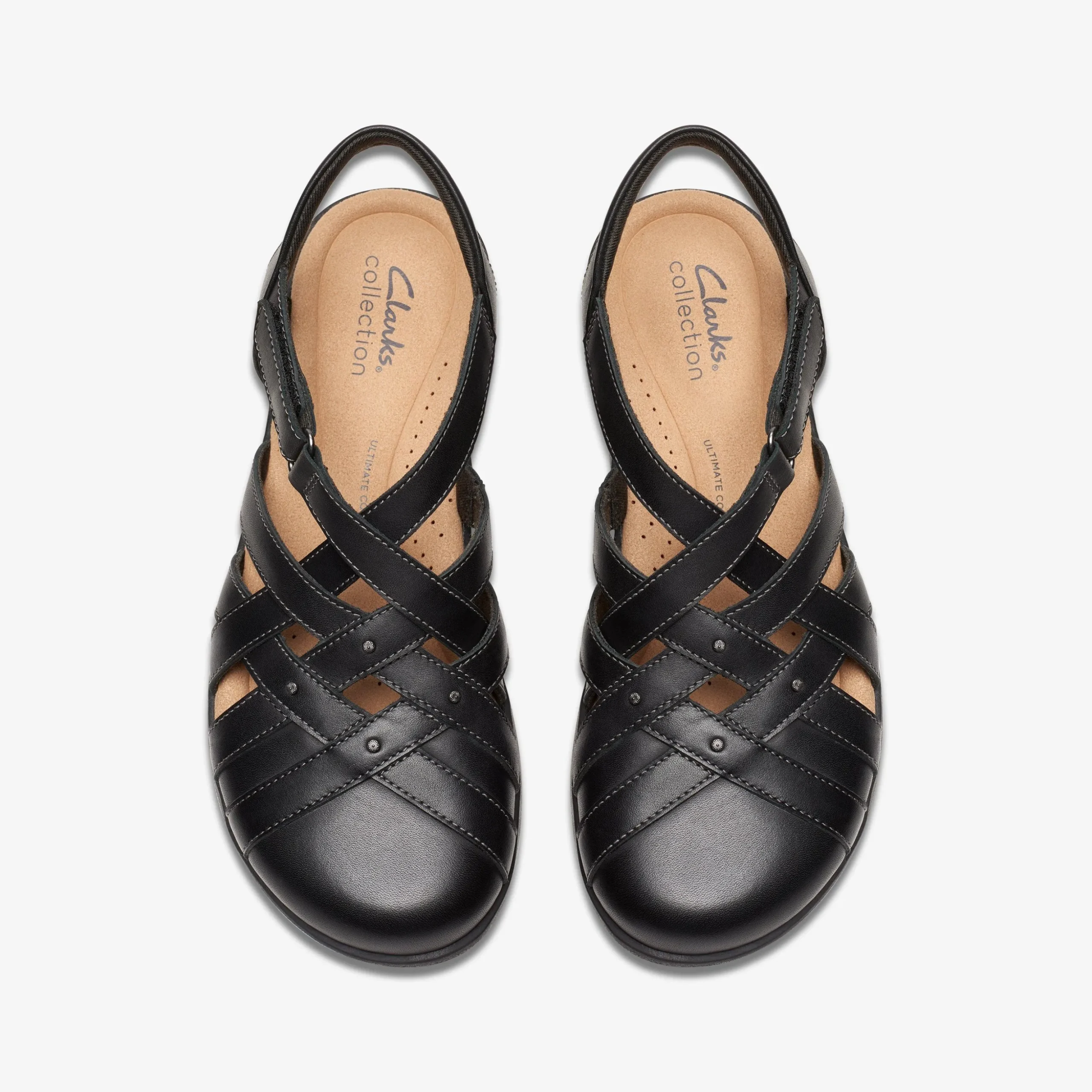 Elizabelle Sea Black Leather