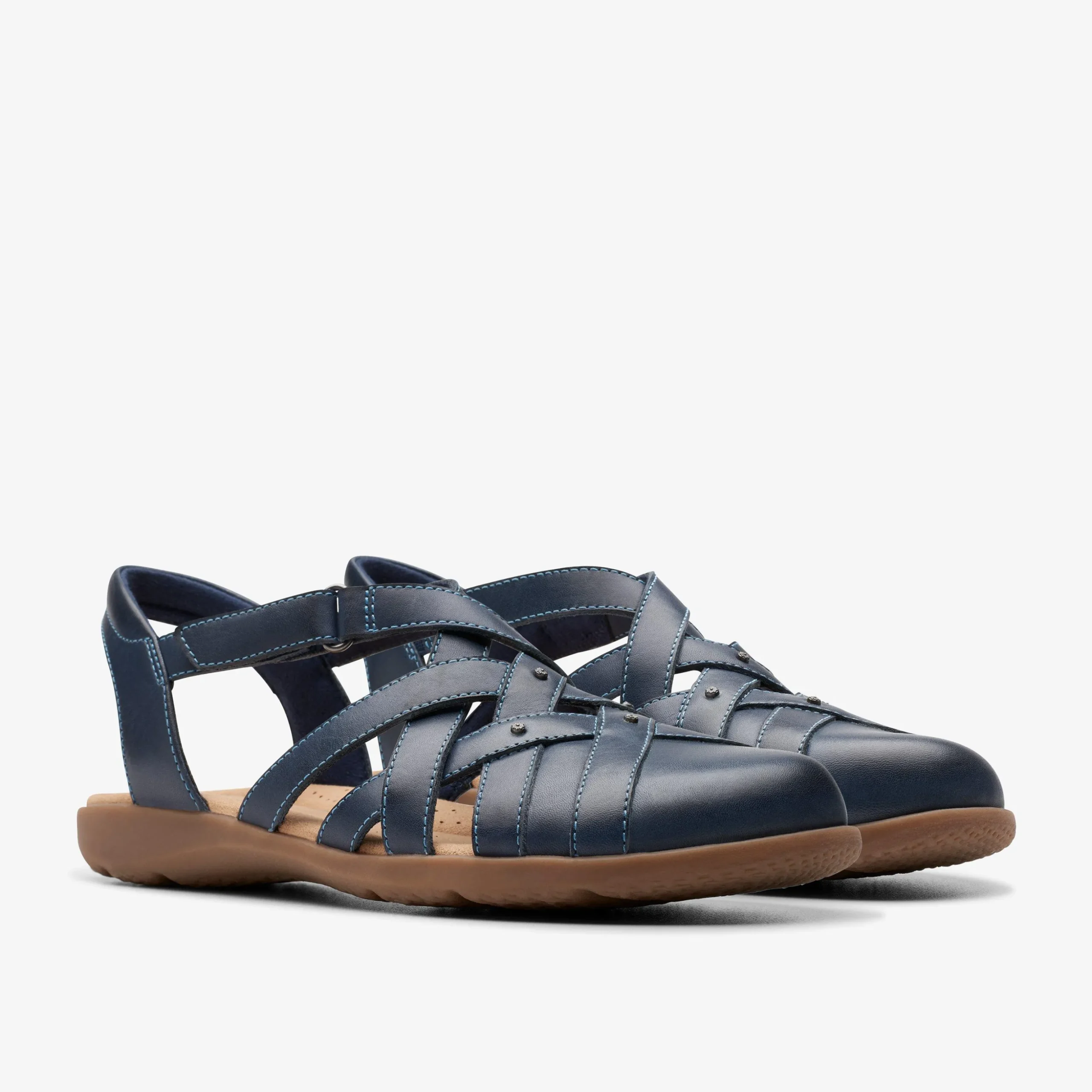 Elizabelle Sea Navy Leather