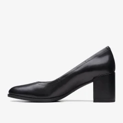 Freva 55 Court Black Leather