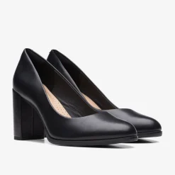 Freva 85 Court Black Leather