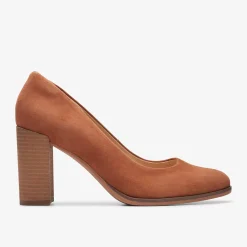 Freva 85 Court Caramel Suede