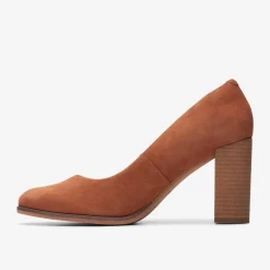 Freva 85 Court Caramel Suede