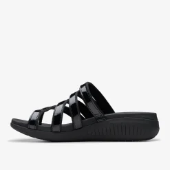 Glide Hi Iris Black Patent