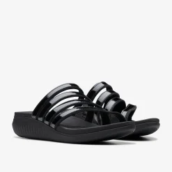 Glide Hi Iris Black Patent