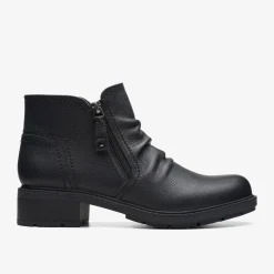 Hearth Dove Black Leather