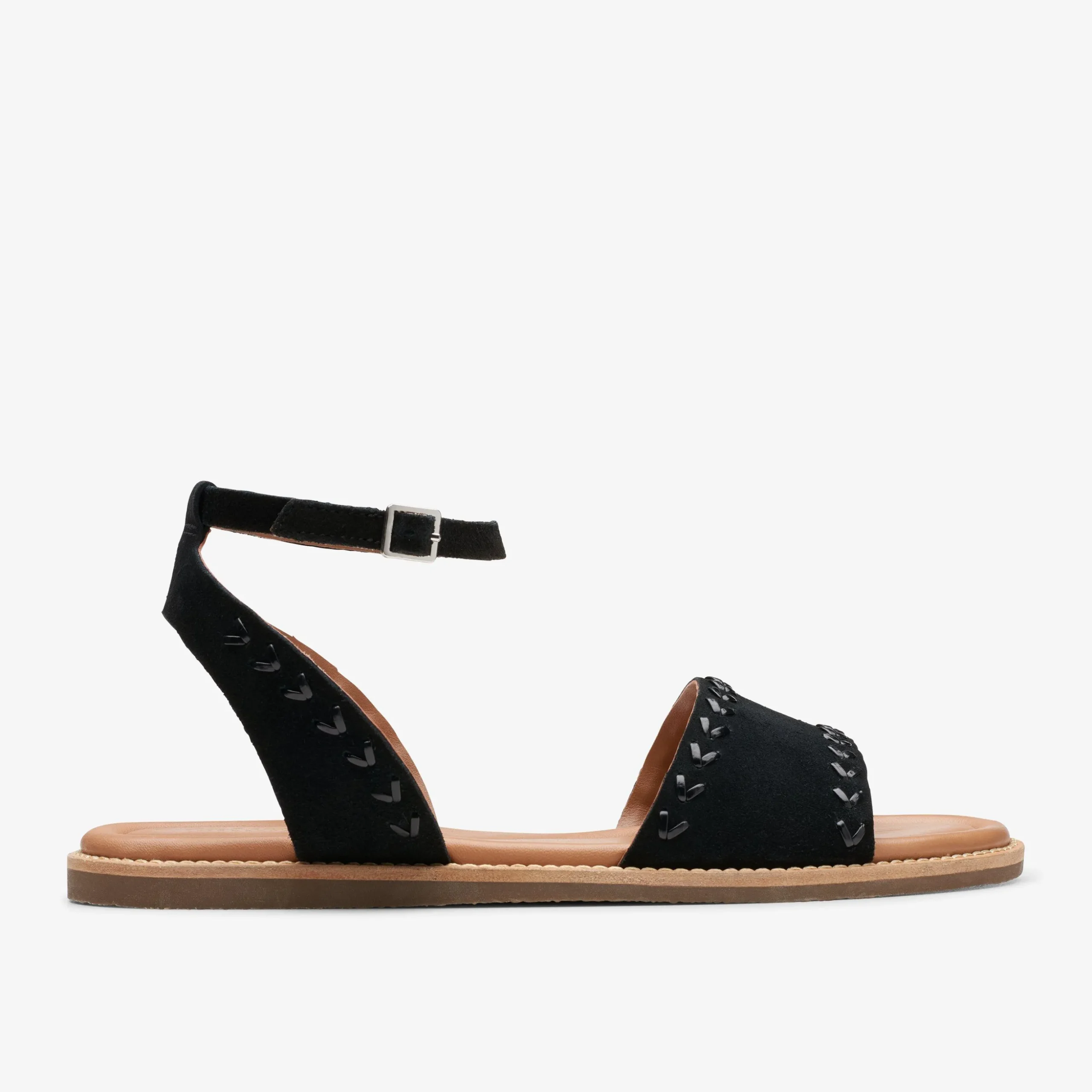 Maritime May Black Suede