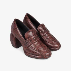 Martine Rose Womens Loafer 1 Brown Snake