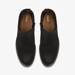 Memi Zip Black Leather