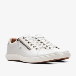 Nalle Lace White Leather