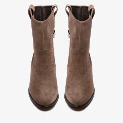 Octavia Up Taupe Suede