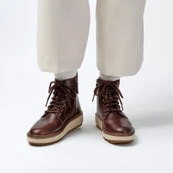 Orianna Lace Dark Brown Leather