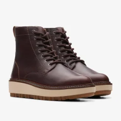Orianna Lace Dark Brown Leather