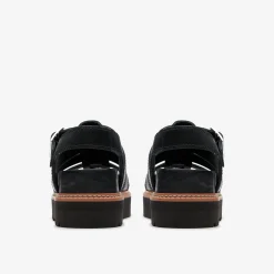Orianna Twist Black Leather