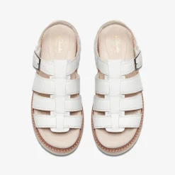Orianna Twist Off White Leather