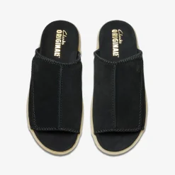 Overleigh Slide Black Suede