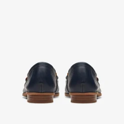Sarafyna Iris Navy Leather