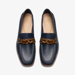 Sarafyna Iris Navy Leather