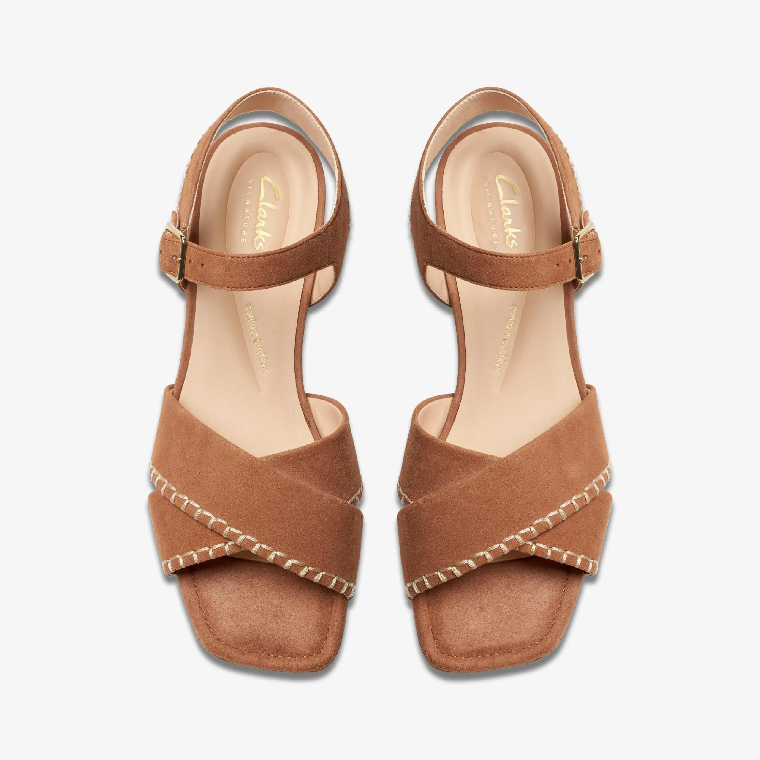 Serina 35 Cross Tan Suede
