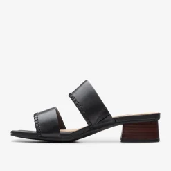 Serina 35 Mule Black Leather