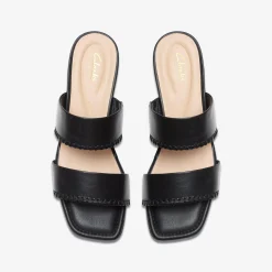 Serina 35 Mule Black Leather